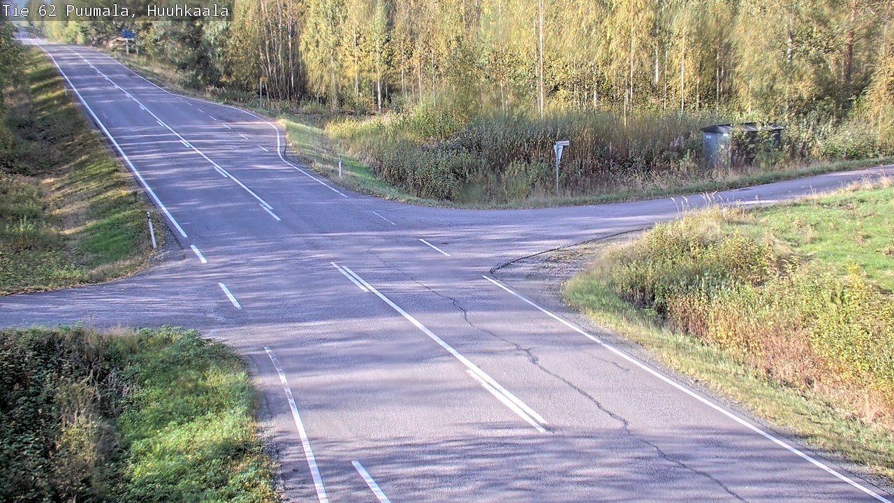 Weather Camera Image Väg 62 Puumala, Huuhkaala, Puumala, Etelä-Savo