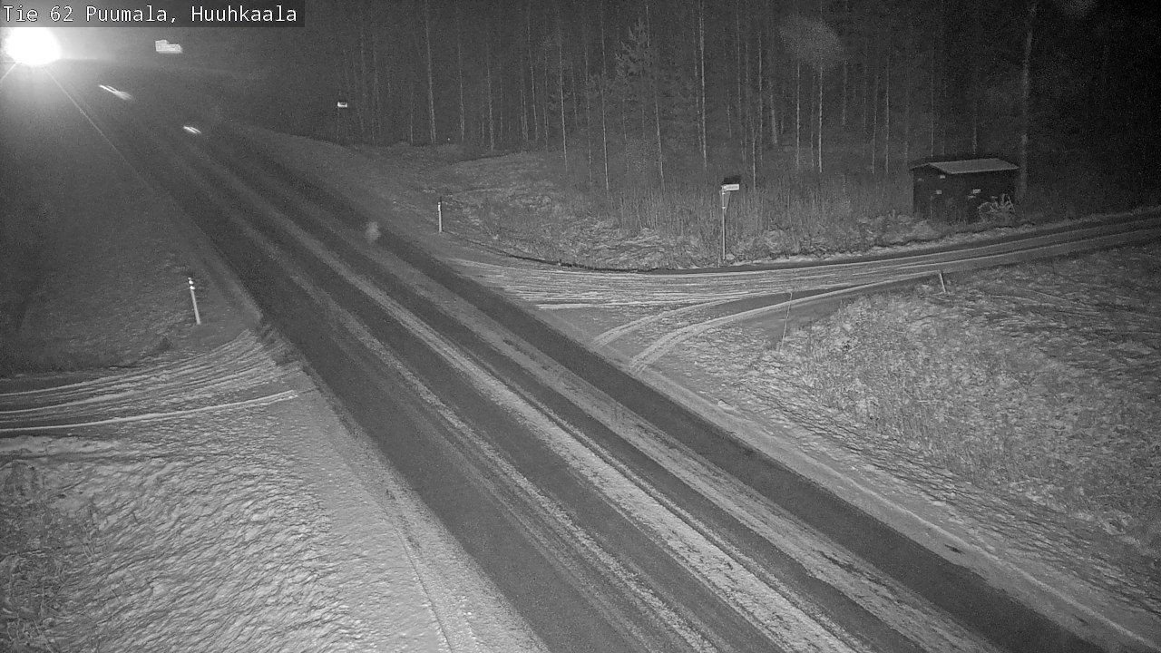 Weather Camera Image Väg 62 Puumala, Huuhkaala, Puumala, Etelä-Savo