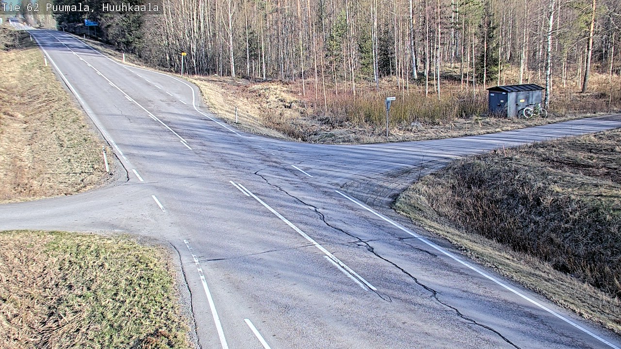Weather Camera Image Road 62 Puumala, Huuhkaala, Puumala, Etelä-Savo
