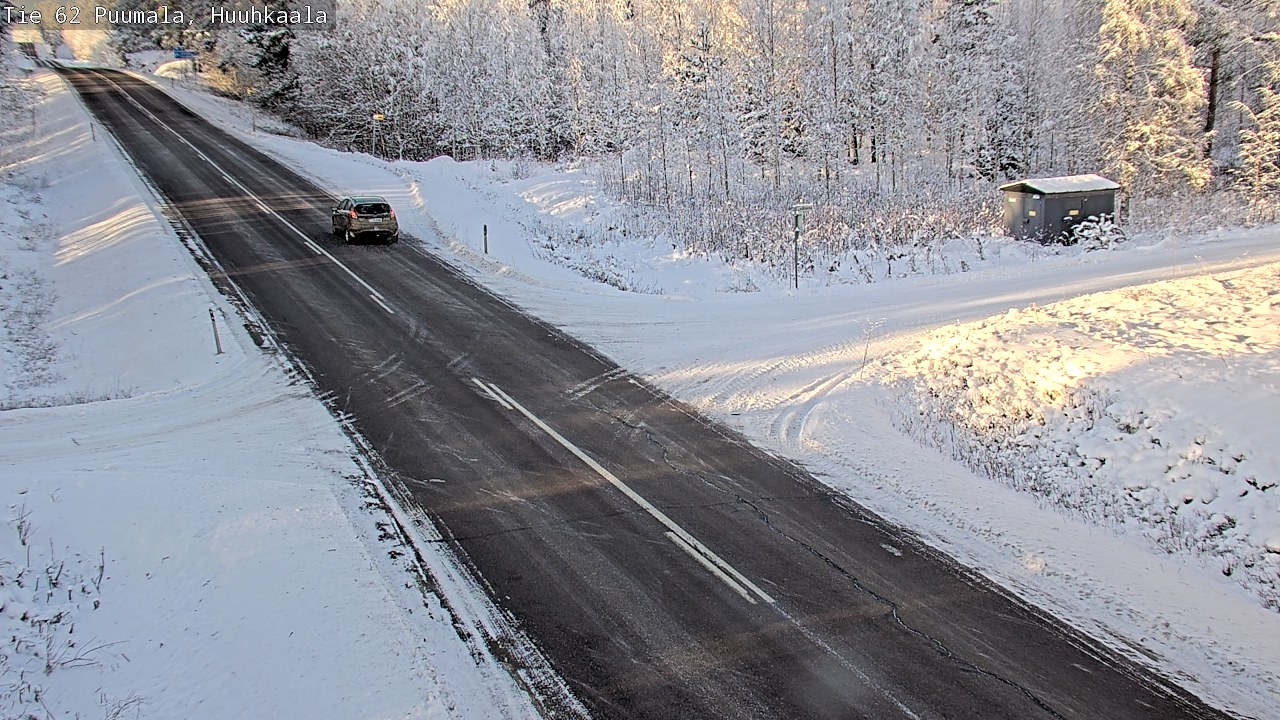 Weather Camera Image Väg 62 Puumala, Huuhkaala, Puumala, Etelä-Savo