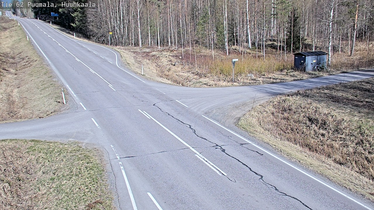 Weather Camera Image Road 62 Puumala, Huuhkaala, Puumala, Etelä-Savo