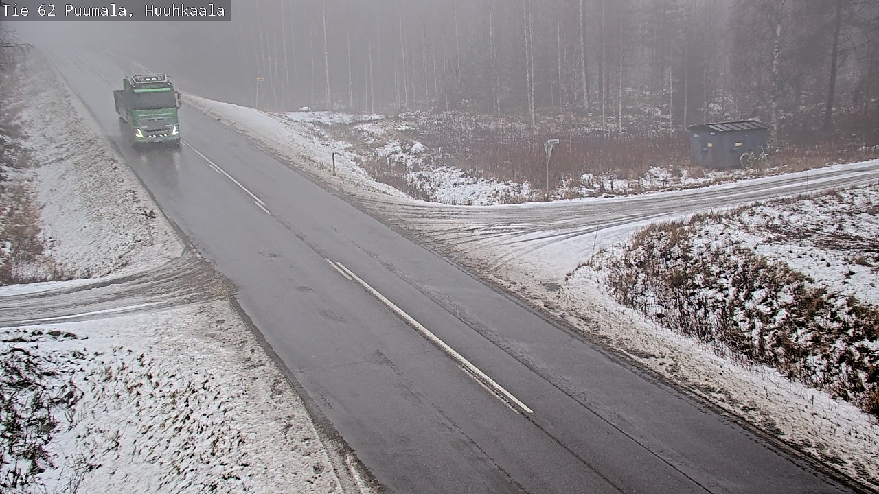 Weather Camera Image Väg 62 Puumala, Huuhkaala, Puumala, Etelä-Savo