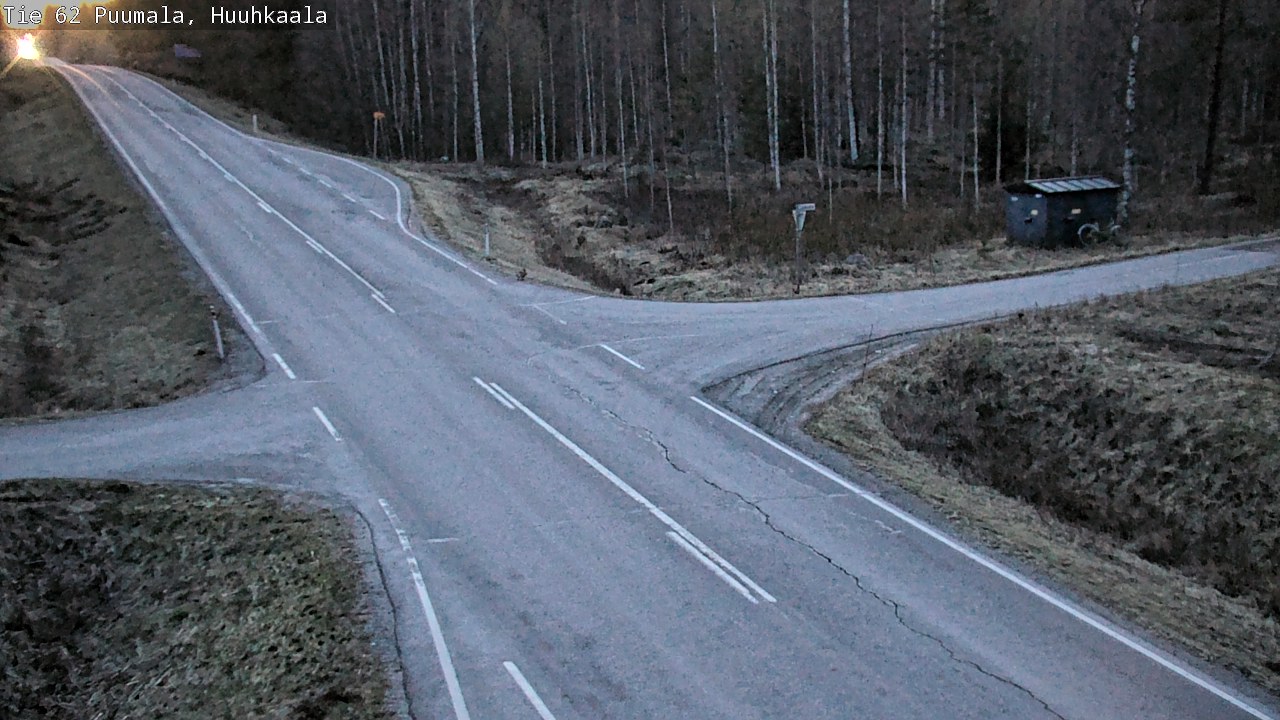 Weather Camera Image Väg 62 Puumala, Huuhkaala, Puumala, Etelä-Savo