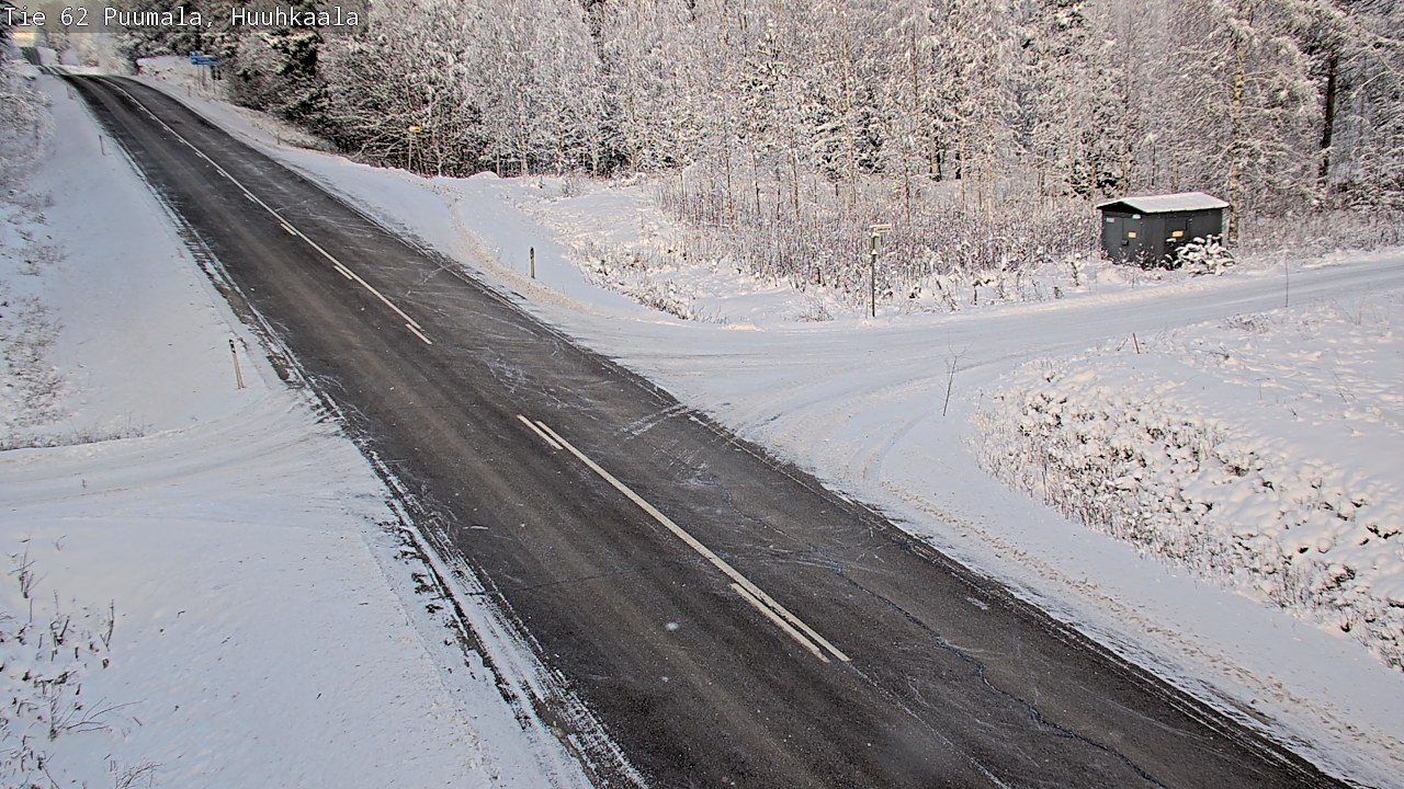 Weather Camera Image Väg 62 Puumala, Huuhkaala, Puumala, Etelä-Savo