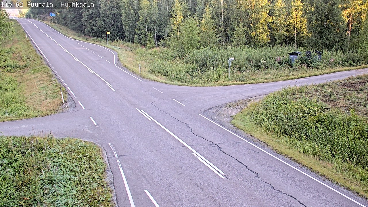 Weather Camera Image Road 62 Puumala, Huuhkaala, Puumala, Etelä-Savo
