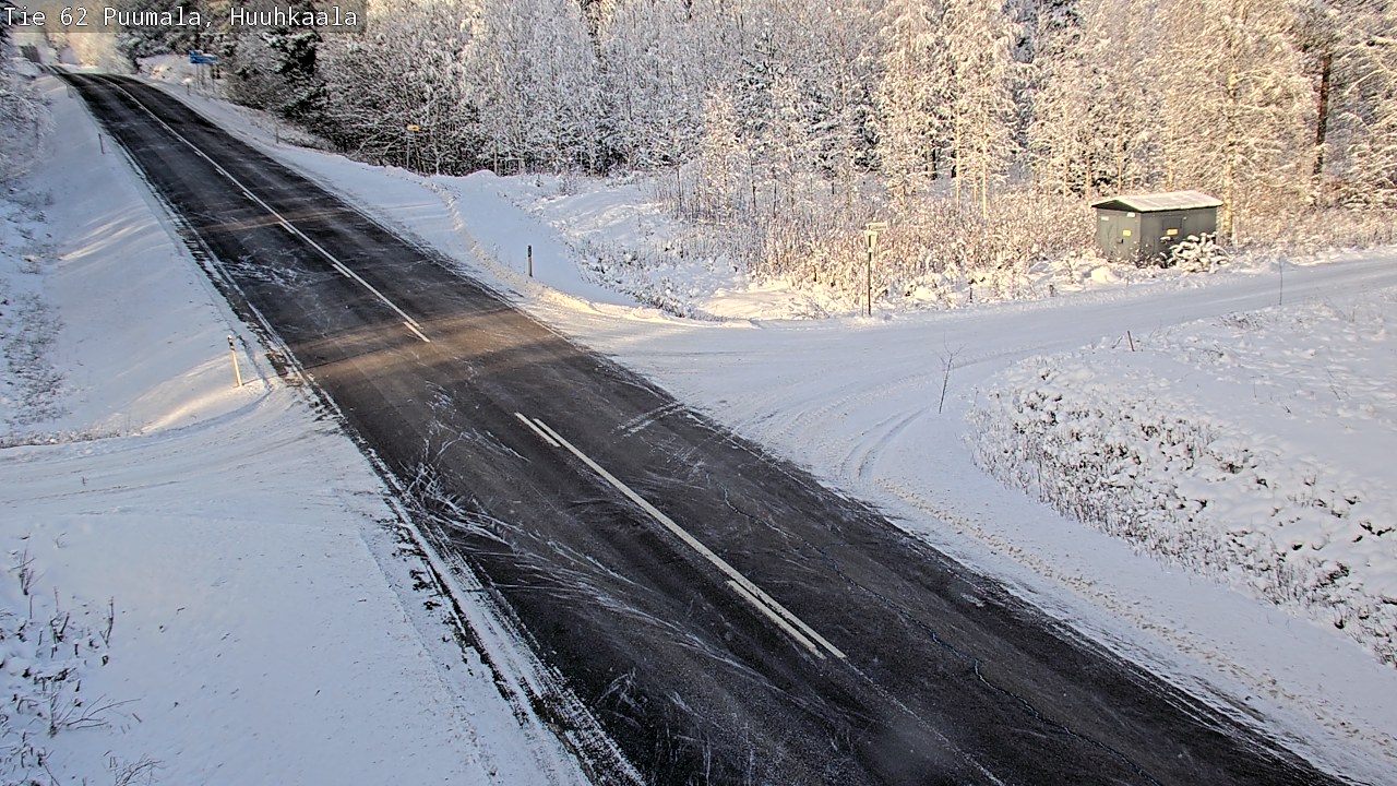 Weather Camera Image Väg 62 Puumala, Huuhkaala, Puumala, Etelä-Savo