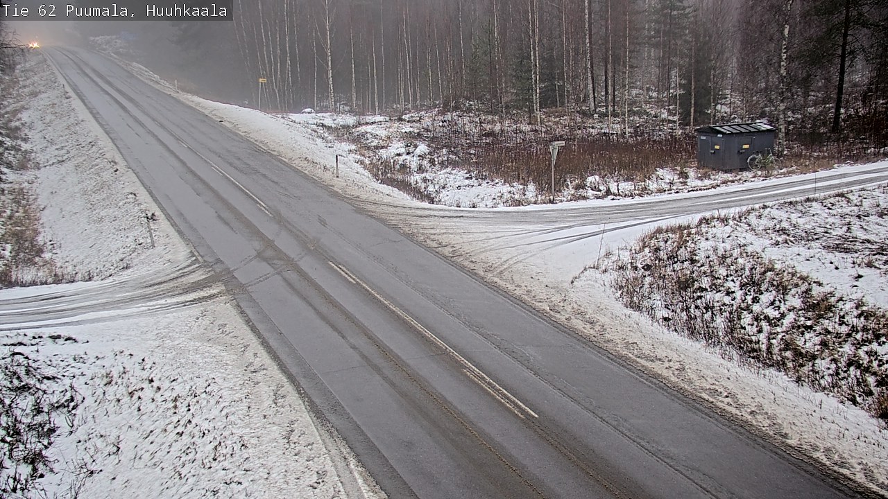 Weather Camera Image Väg 62 Puumala, Huuhkaala, Puumala, Etelä-Savo