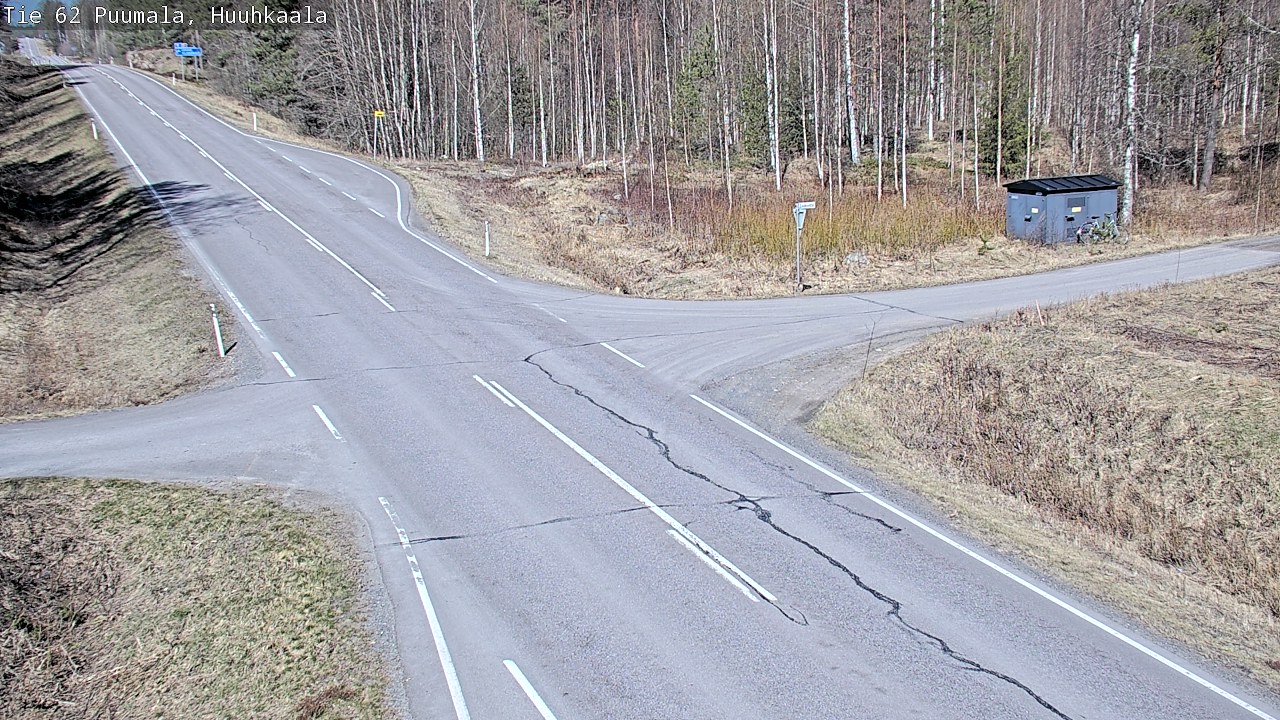 Weather Camera Image Väg 62 Puumala, Huuhkaala, Puumala, Etelä-Savo