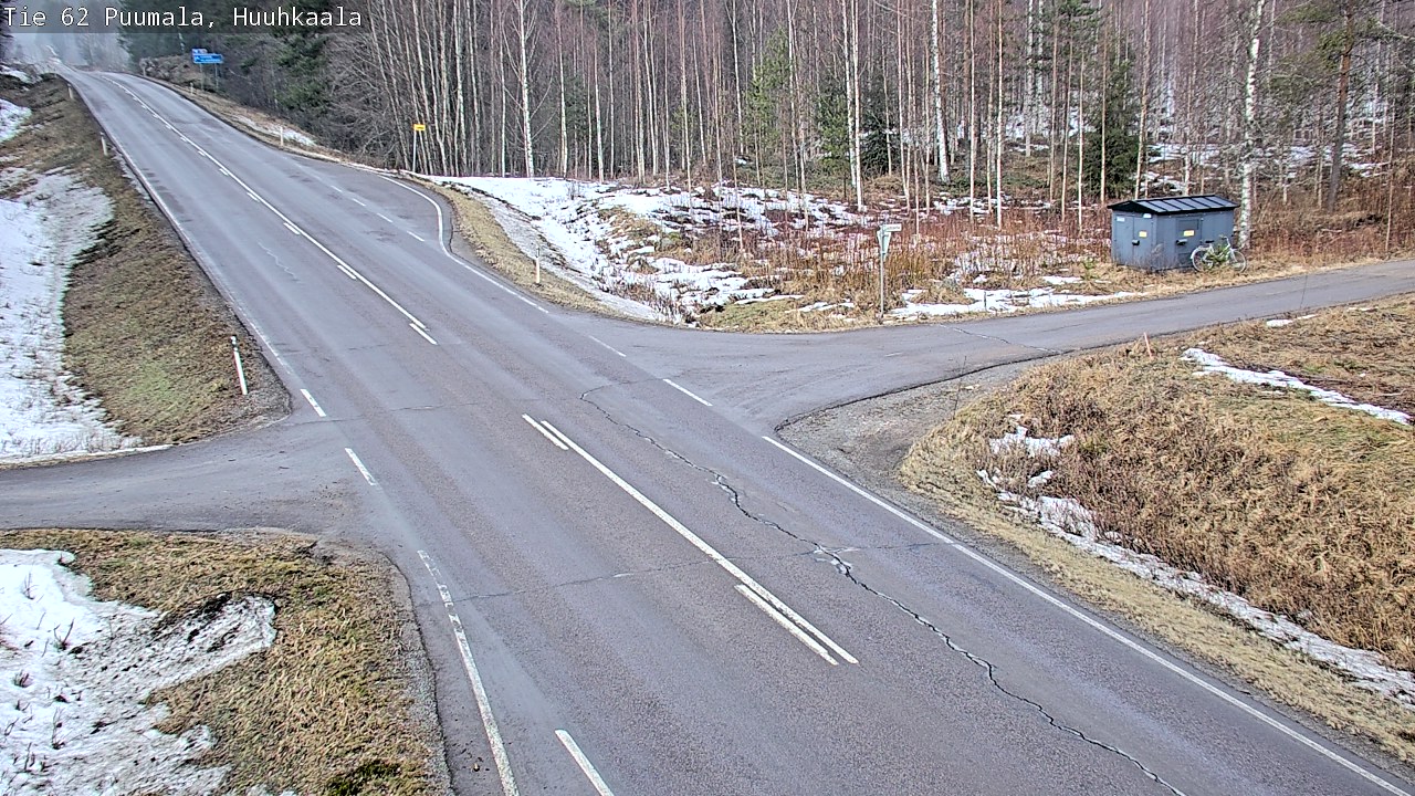 Weather Camera Image Road 62 Puumala, Huuhkaala, Puumala, Etelä-Savo