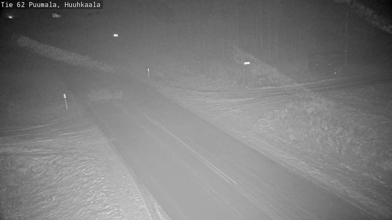 Weather Camera Image Väg 62 Puumala, Huuhkaala, Puumala, Etelä-Savo