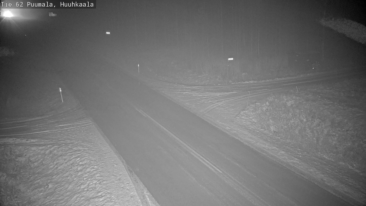 Weather Camera Image Väg 62 Puumala, Huuhkaala, Puumala, Etelä-Savo
