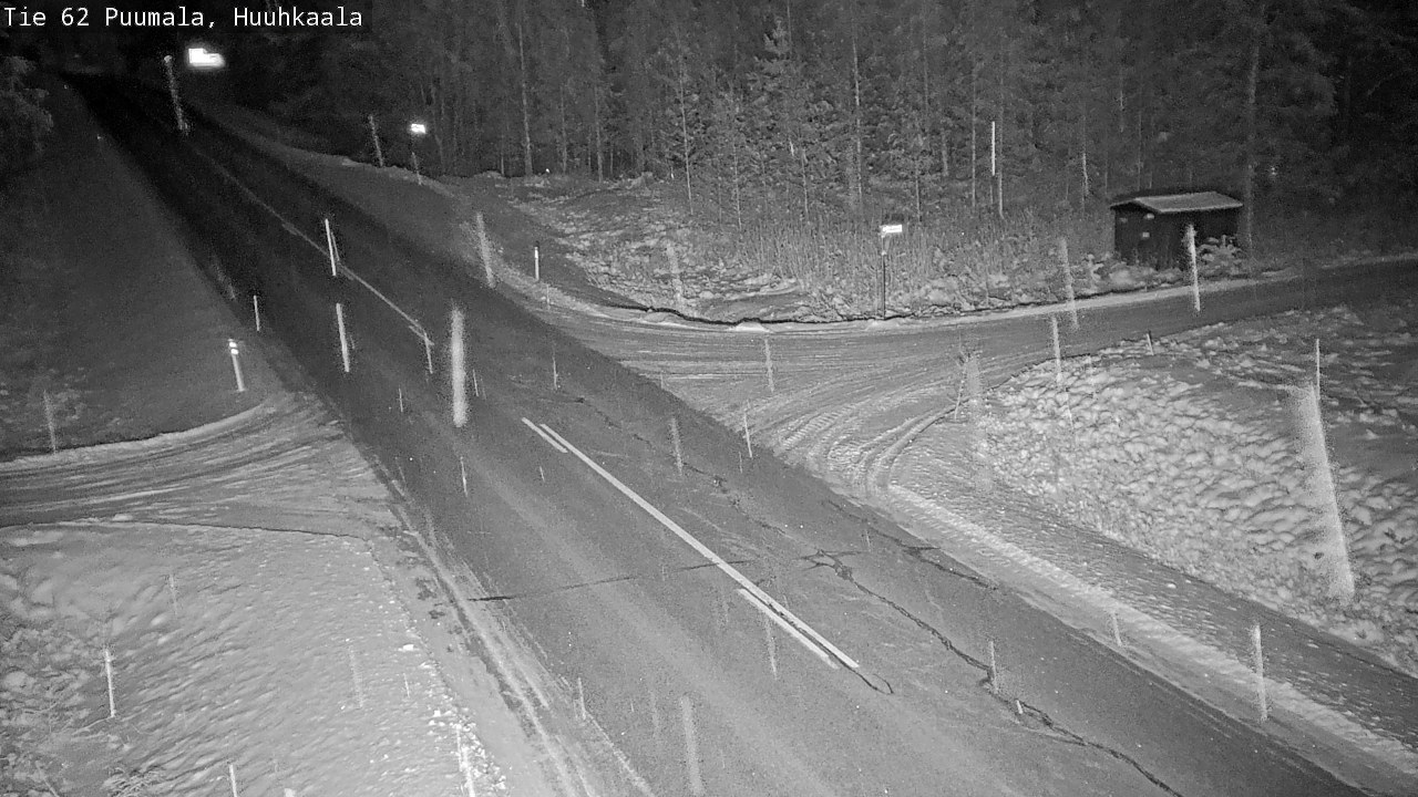 Weather Camera Image Väg 62 Puumala, Huuhkaala, Puumala, Etelä-Savo