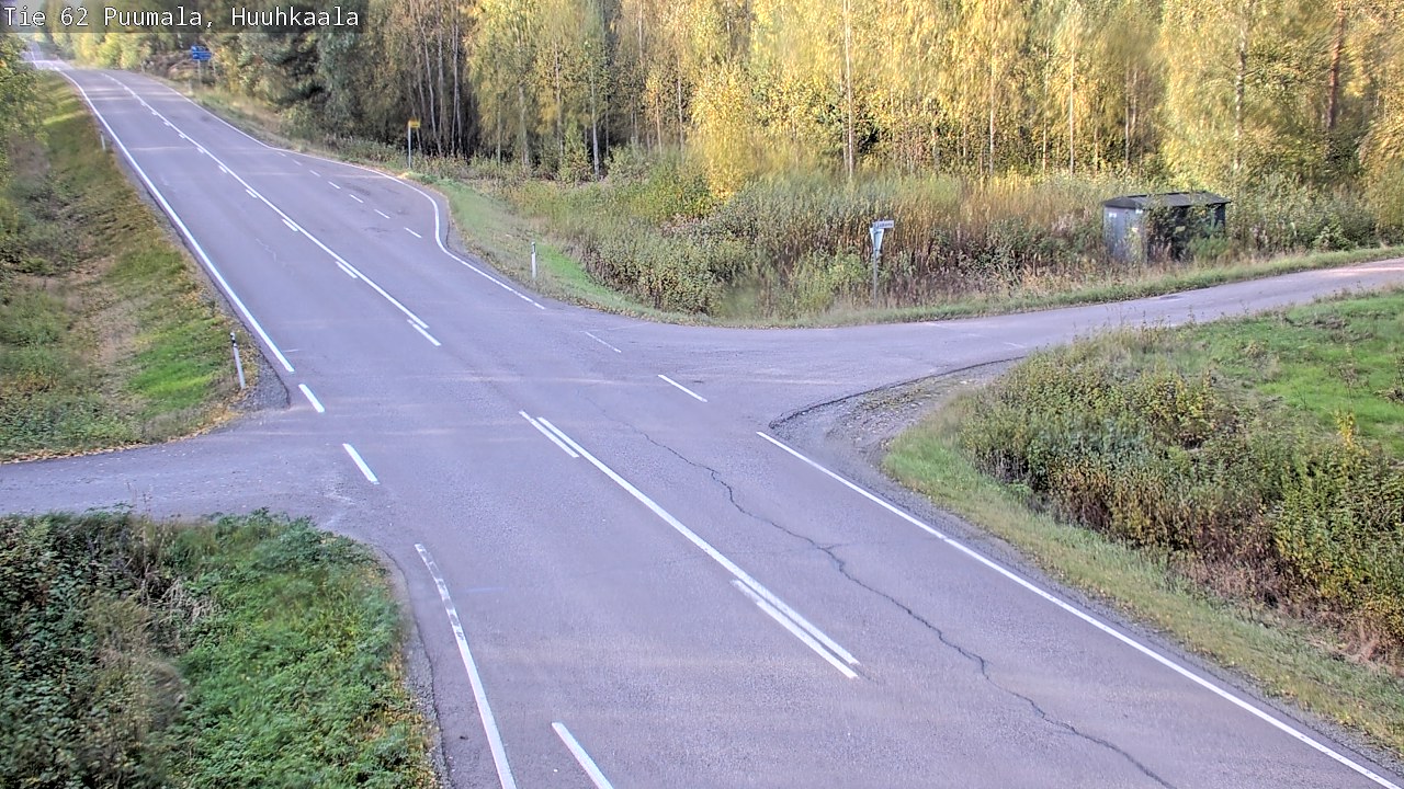 Weather Camera Image Väg 62 Puumala, Huuhkaala, Puumala, Etelä-Savo