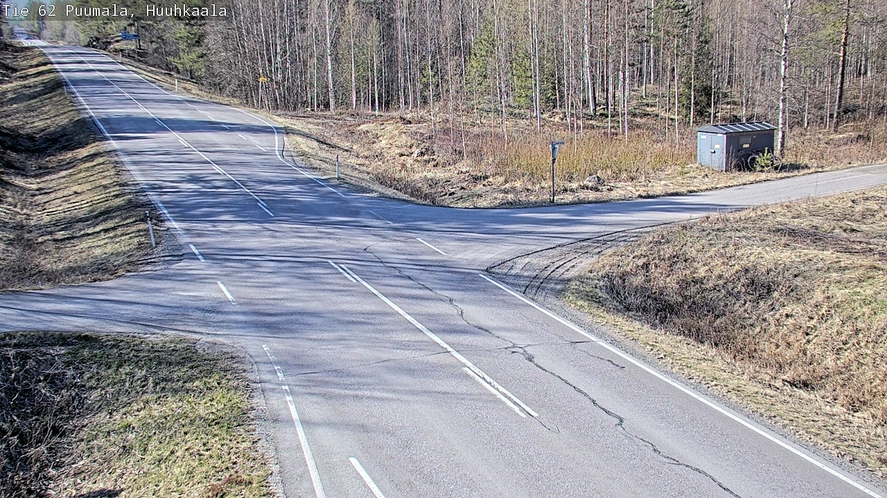 Weather Camera Image Väg 62 Puumala, Huuhkaala, Puumala, Etelä-Savo