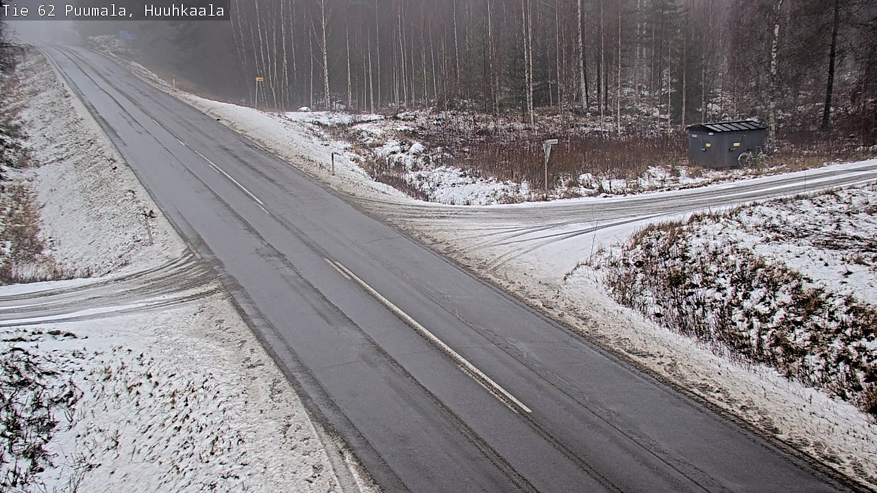 Weather Camera Image Väg 62 Puumala, Huuhkaala, Puumala, Etelä-Savo