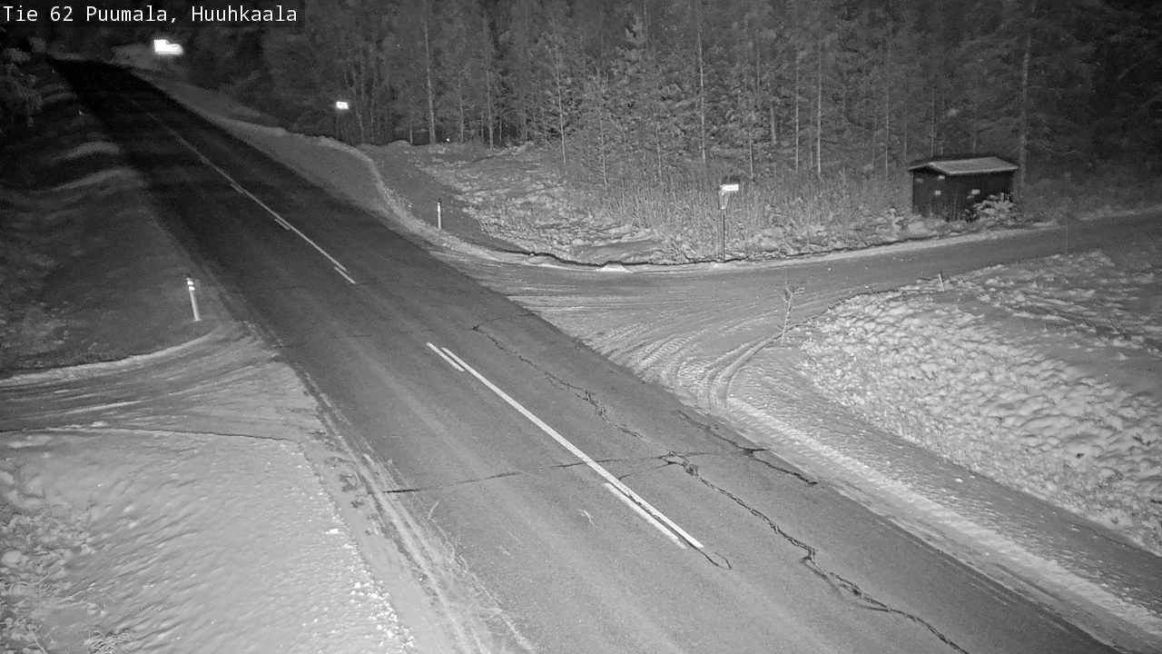 Weather Camera Image Road 62 Puumala, Huuhkaala, Puumala, Etelä-Savo