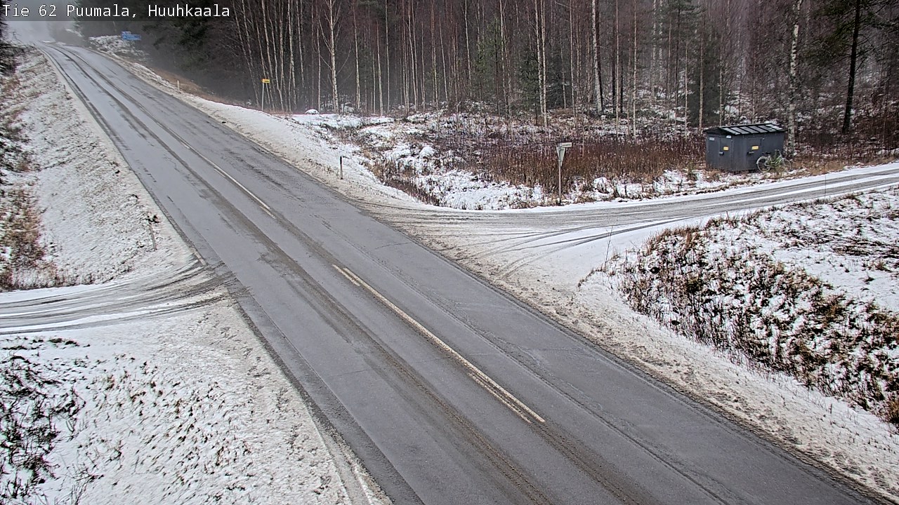 Weather Camera Image Väg 62 Puumala, Huuhkaala, Puumala, Etelä-Savo