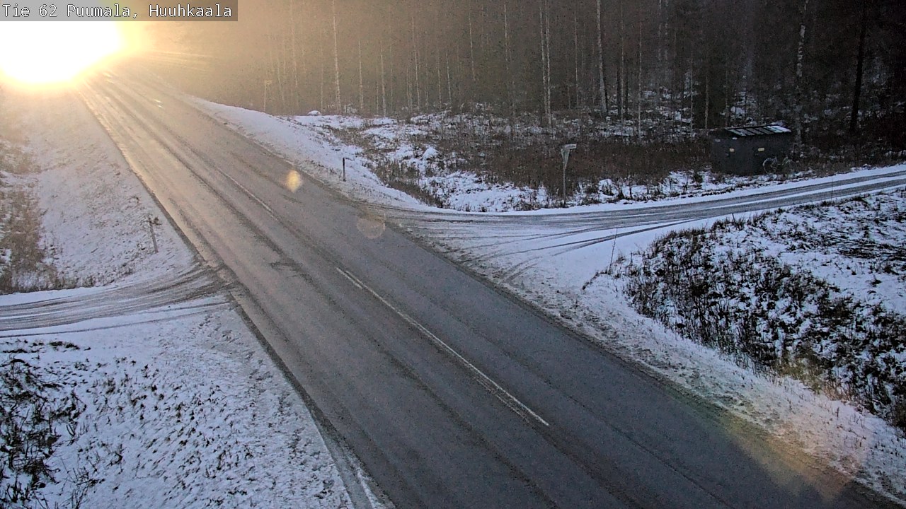 Weather Camera Image Väg 62 Puumala, Huuhkaala, Puumala, Etelä-Savo