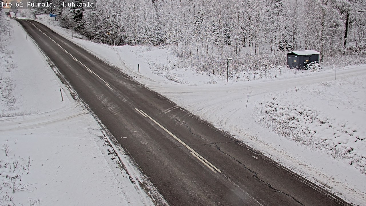 Weather Camera Image Väg 62 Puumala, Huuhkaala, Puumala, Etelä-Savo