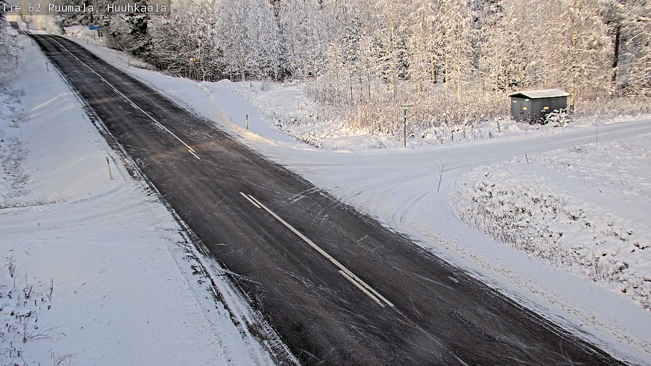 Weather Camera Image Väg 62 Puumala, Huuhkaala, Puumala, Etelä-Savo