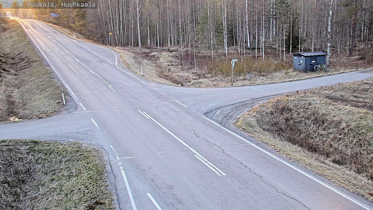 Weather Camera Image Väg 62 Puumala, Huuhkaala, Puumala, Etelä-Savo