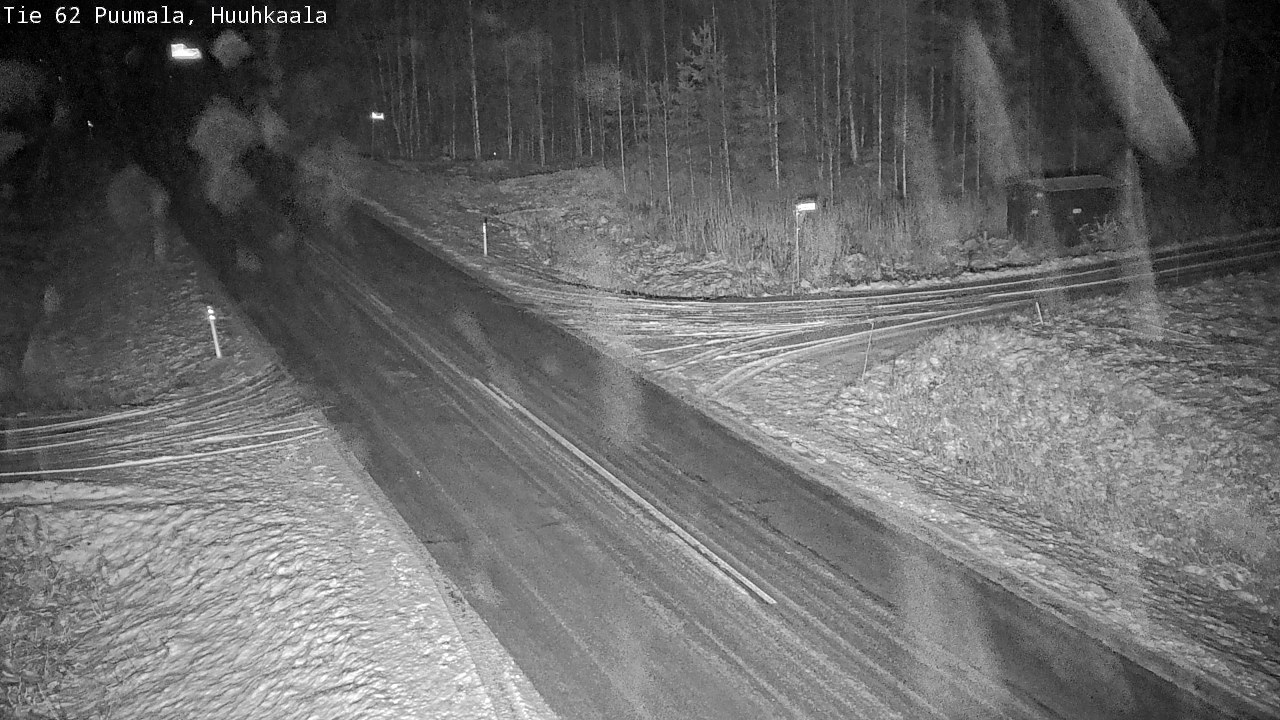 Weather Camera Image Väg 62 Puumala, Huuhkaala, Puumala, Etelä-Savo