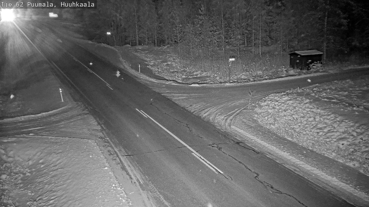 Weather Camera Image Väg 62 Puumala, Huuhkaala, Puumala, Etelä-Savo
