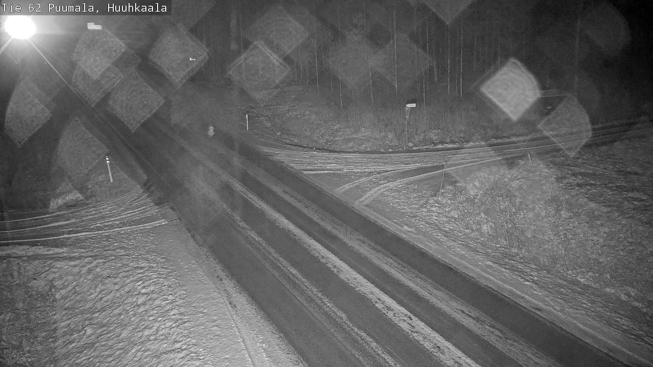 Weather Camera Image Väg 62 Puumala, Huuhkaala, Puumala, Etelä-Savo