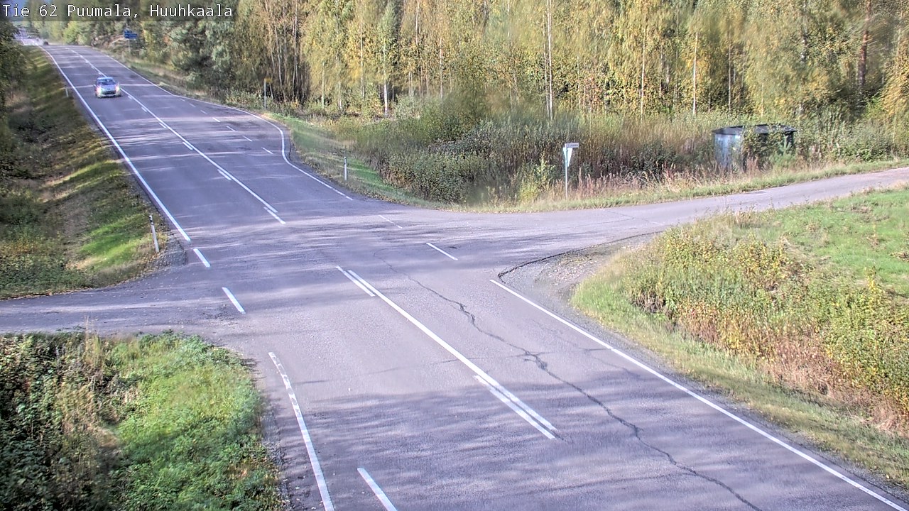 Weather Camera Image Road 62 Puumala, Huuhkaala, Puumala, Etelä-Savo