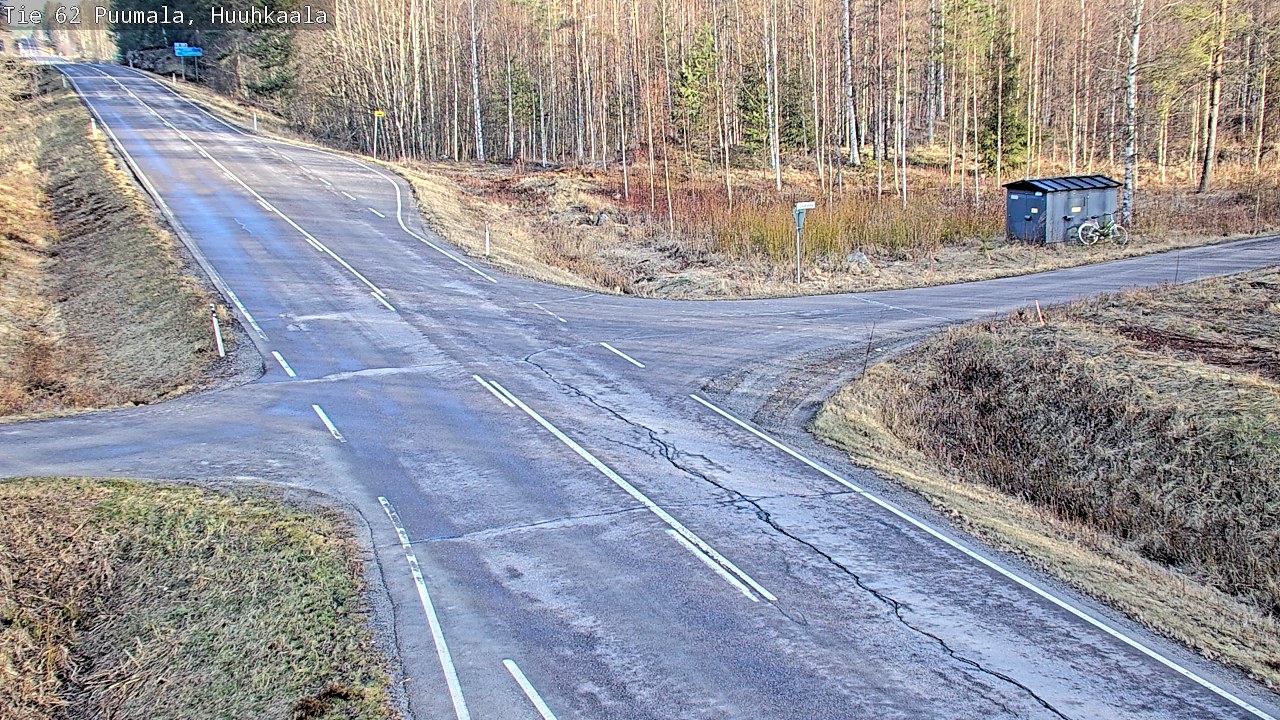 Weather Camera Image Väg 62 Puumala, Huuhkaala, Puumala, Etelä-Savo