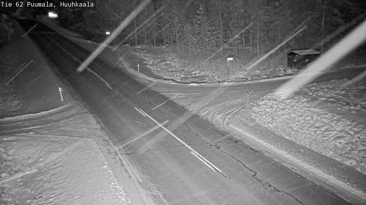 Weather Camera Image Väg 62 Puumala, Huuhkaala, Puumala, Etelä-Savo