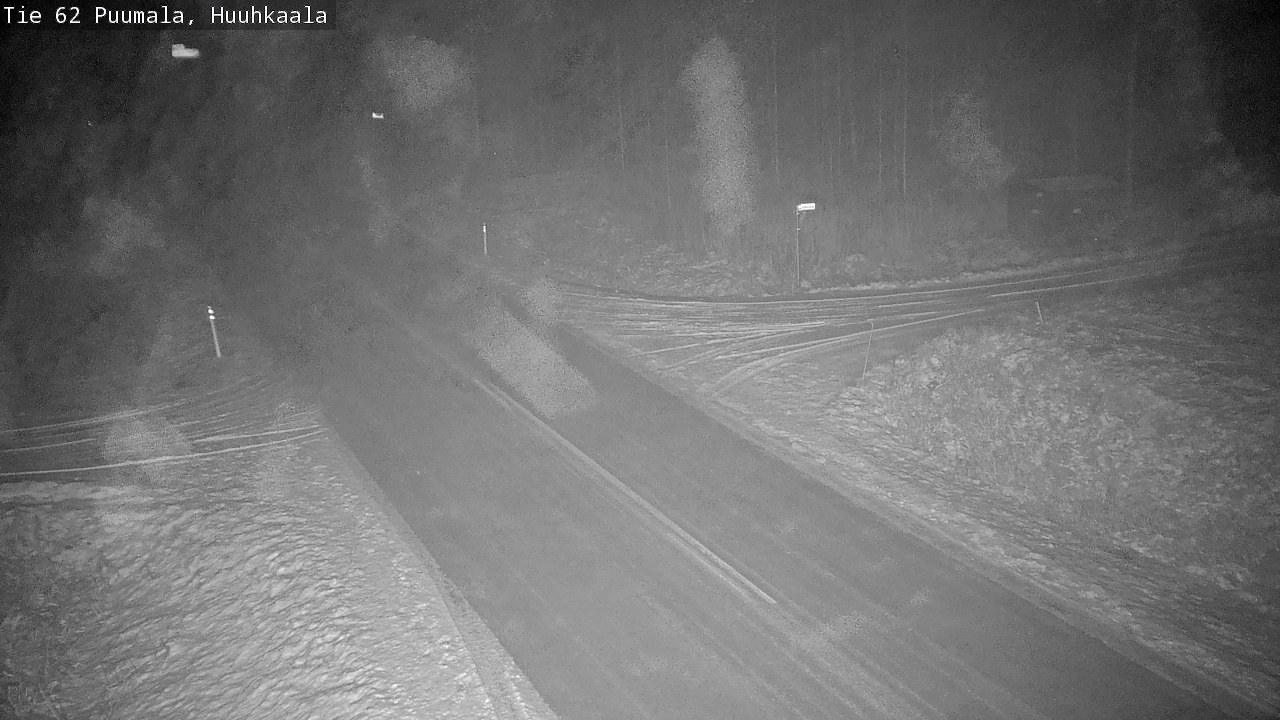 Weather Camera Image Väg 62 Puumala, Huuhkaala, Puumala, Etelä-Savo