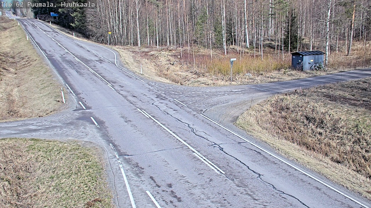 Weather Camera Image Väg 62 Puumala, Huuhkaala, Puumala, Etelä-Savo