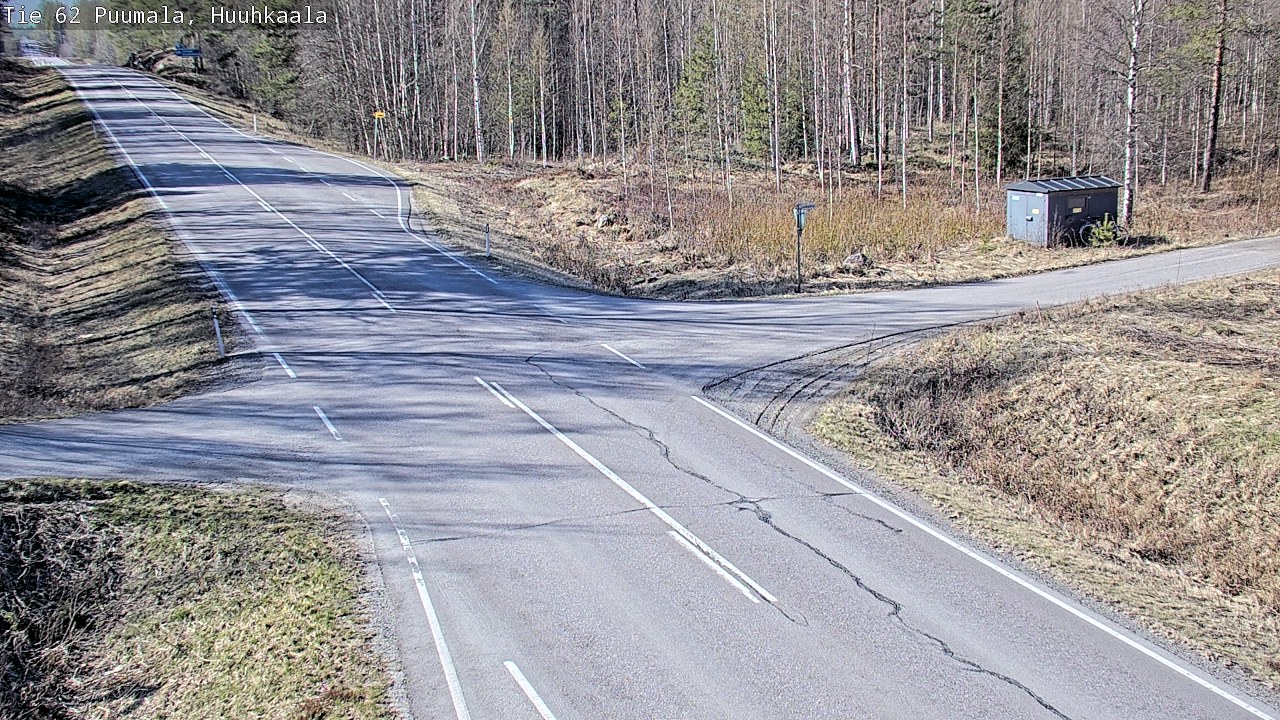 Weather Camera Image Väg 62 Puumala, Huuhkaala, Puumala, Etelä-Savo