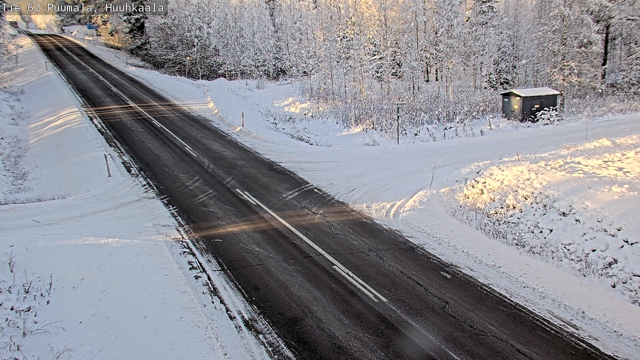 Weather Camera Image Väg 62 Puumala, Huuhkaala, Puumala, Etelä-Savo