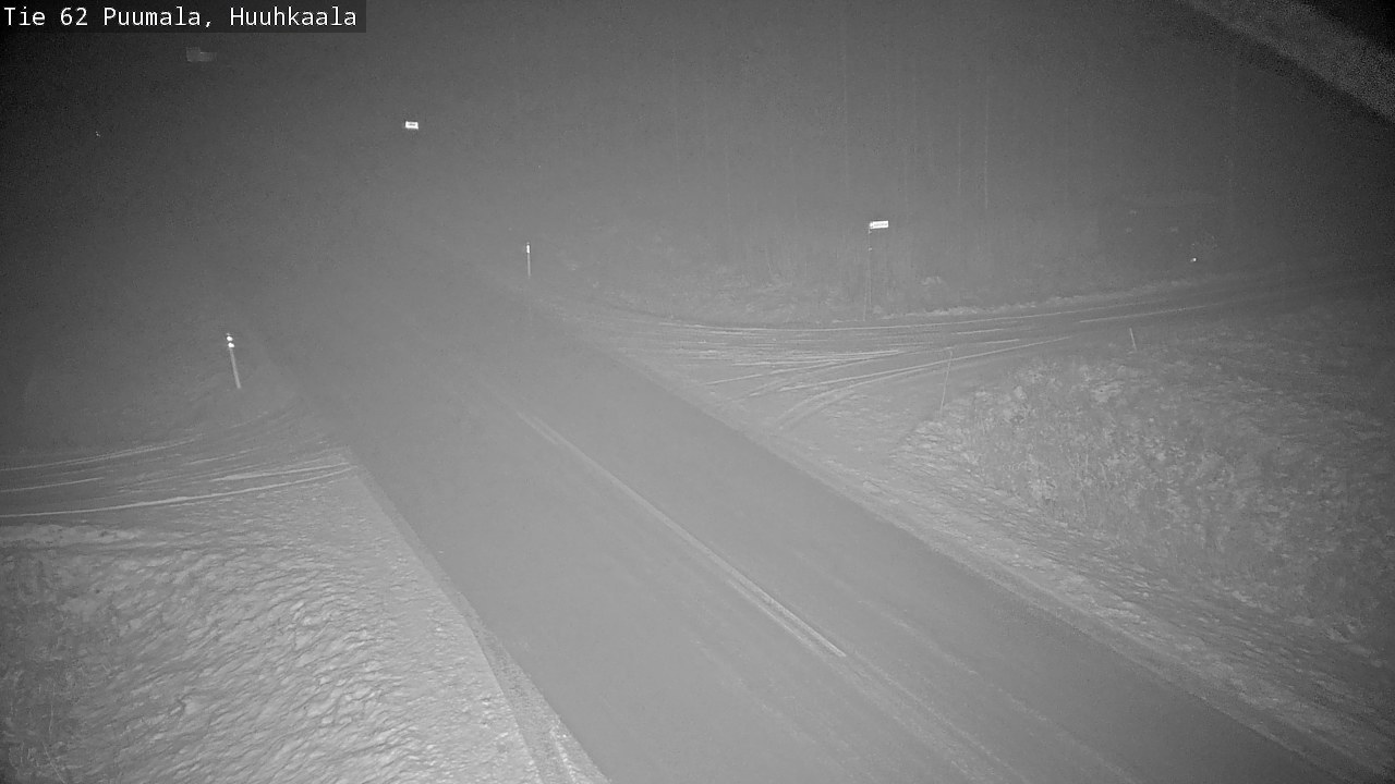 Weather Camera Image Väg 62 Puumala, Huuhkaala, Puumala, Etelä-Savo