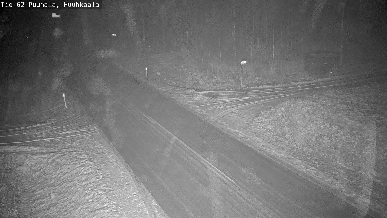 Weather Camera Image Väg 62 Puumala, Huuhkaala, Puumala, Etelä-Savo