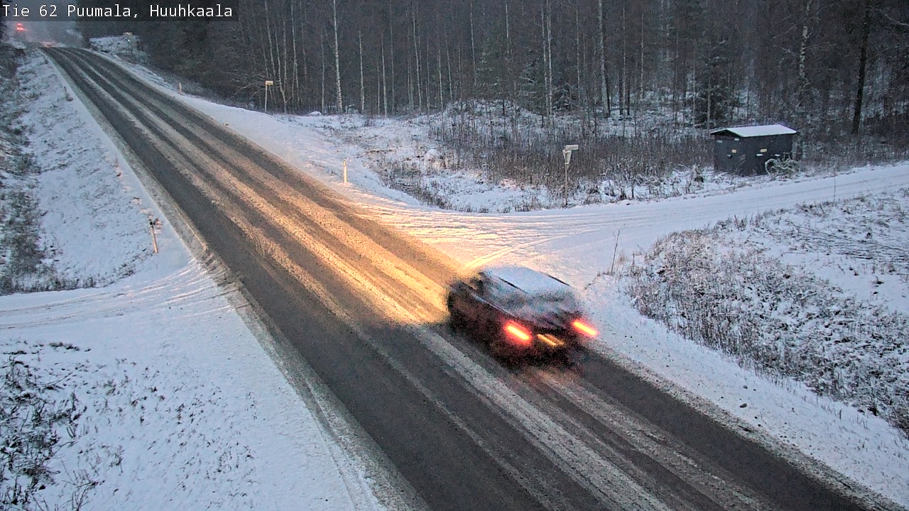 Weather Camera Image Väg 62 Puumala, Huuhkaala, Puumala, Etelä-Savo