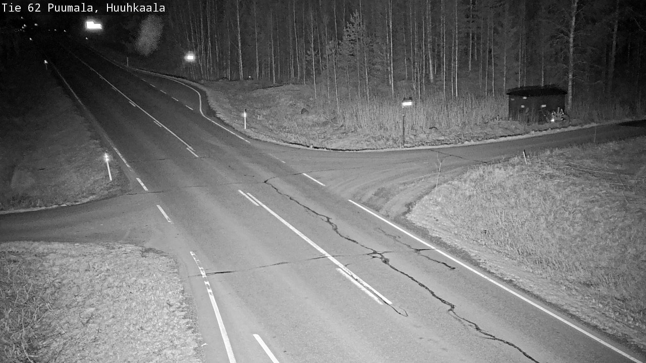 Weather Camera Image Väg 62 Puumala, Huuhkaala, Puumala, Etelä-Savo