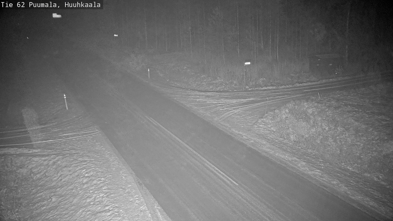 Weather Camera Image Väg 62 Puumala, Huuhkaala, Puumala, Etelä-Savo