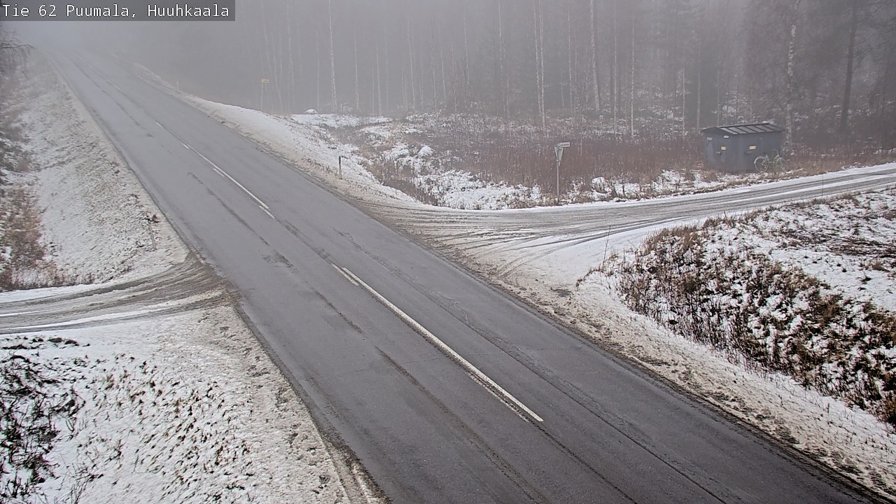 Weather Camera Image Väg 62 Puumala, Huuhkaala, Puumala, Etelä-Savo