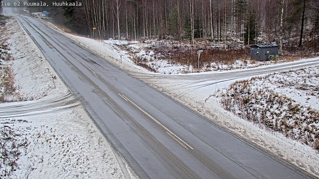 Weather Camera Image Väg 62 Puumala, Huuhkaala, Puumala, Etelä-Savo