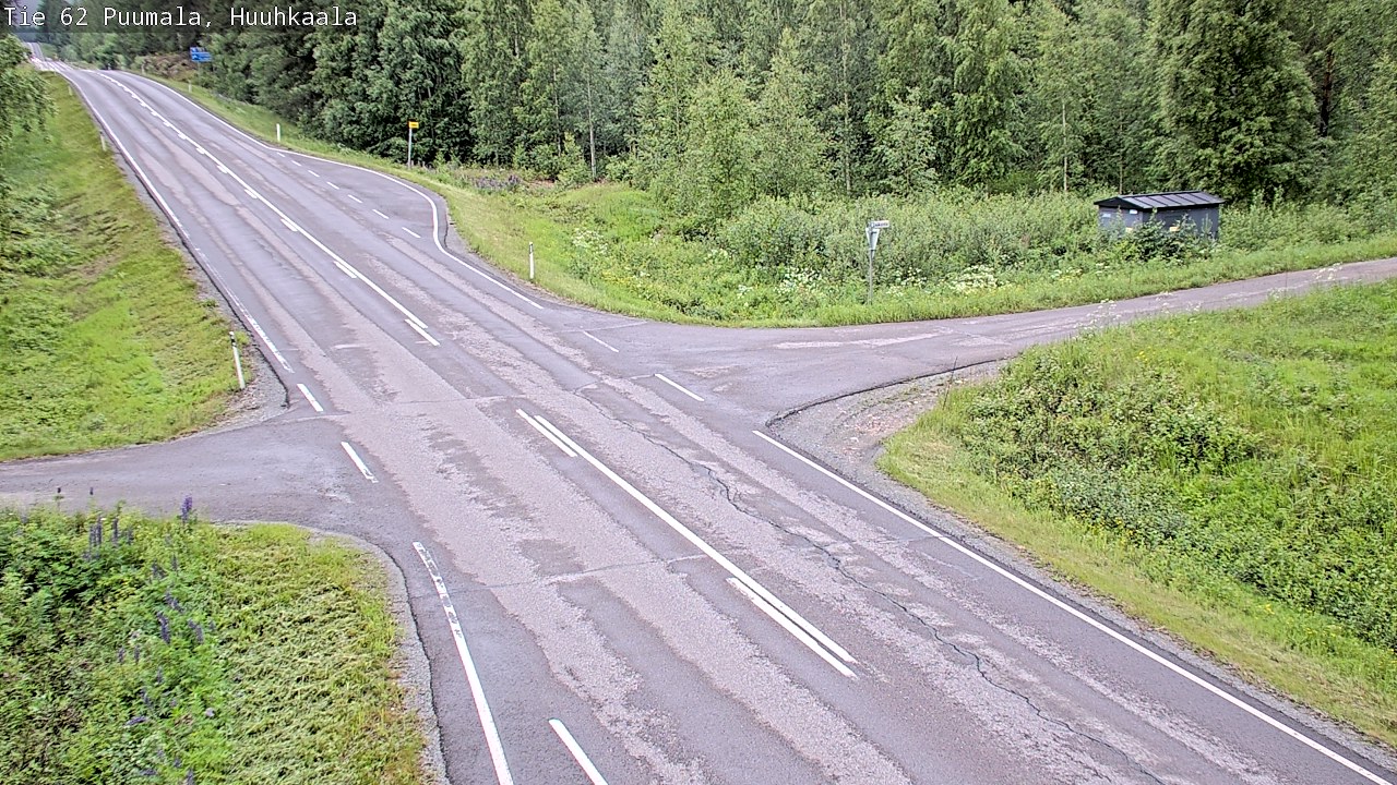 Weather Camera Image Road 62 Puumala, Huuhkaala, Puumala, Etelä-Savo