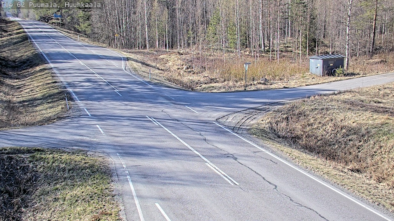 Weather Camera Image Väg 62 Puumala, Huuhkaala, Puumala, Etelä-Savo