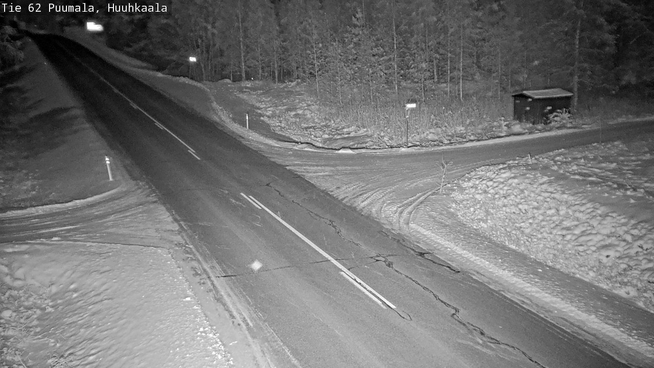 Weather Camera Image Väg 62 Puumala, Huuhkaala, Puumala, Etelä-Savo