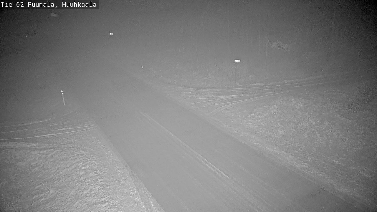 Weather Camera Image Väg 62 Puumala, Huuhkaala, Puumala, Etelä-Savo