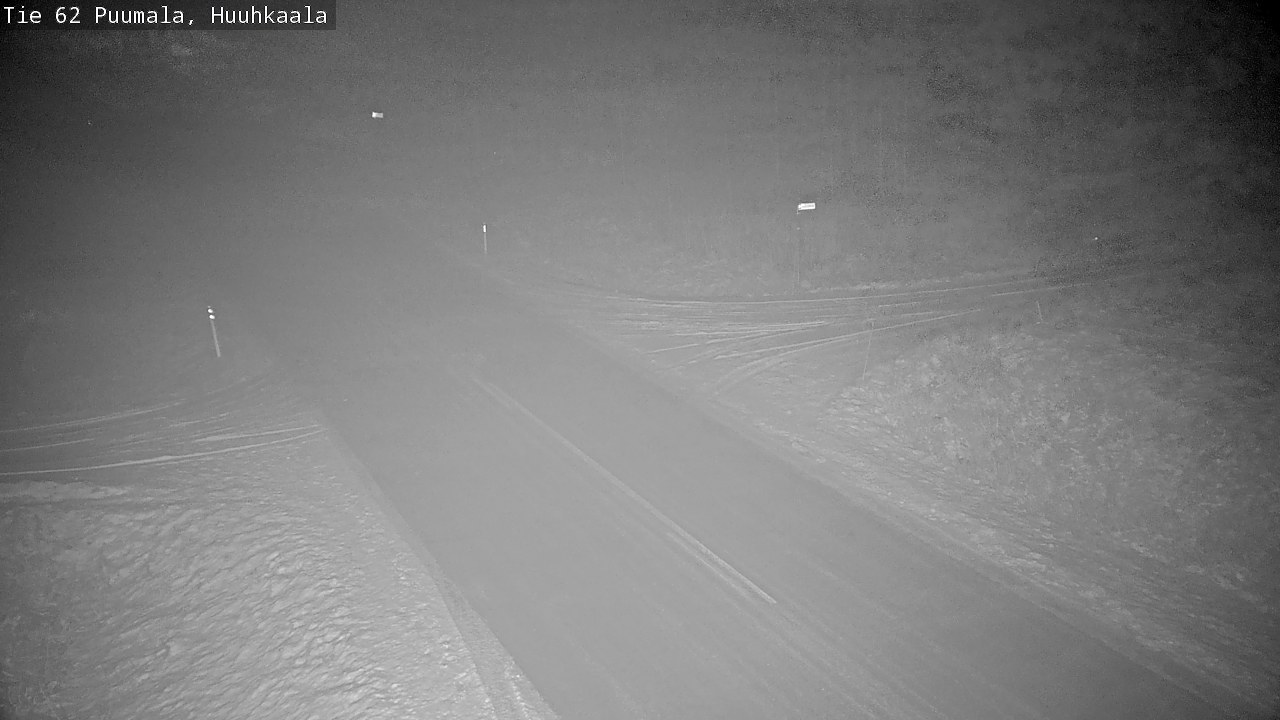 Weather Camera Image Väg 62 Puumala, Huuhkaala, Puumala, Etelä-Savo