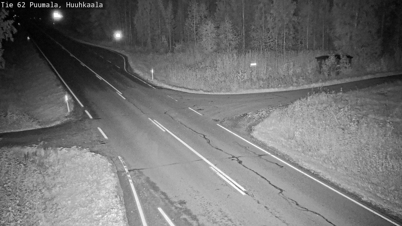 Weather Camera Image Road 62 Puumala, Huuhkaala, Puumala, Etelä-Savo