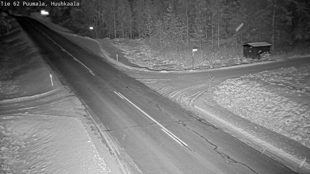 Weather Camera Image Väg 62 Puumala, Huuhkaala, Puumala, Etelä-Savo