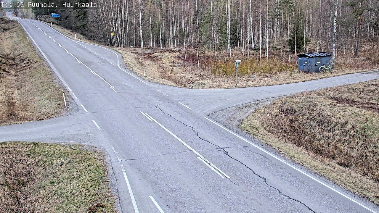 Weather Camera Image Väg 62 Puumala, Huuhkaala, Puumala, Etelä-Savo